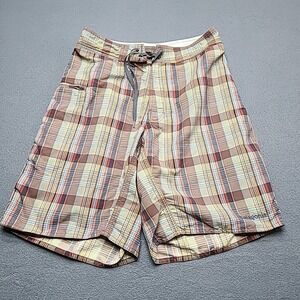 Patagonia‎ Mens Swim Trunks Shorts 29 Multicolor Plaid